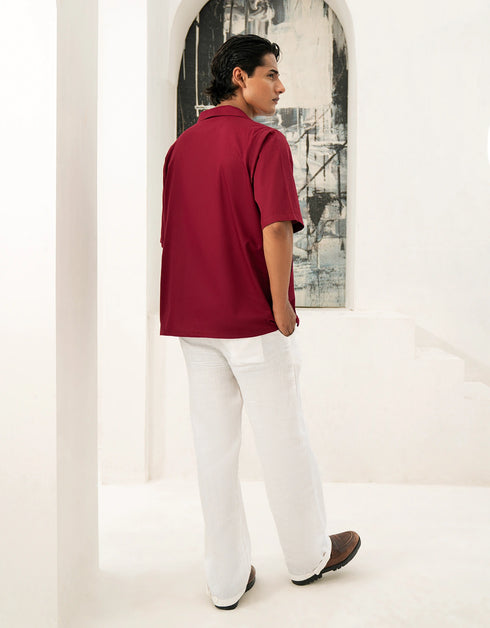 POPLIN FLAP POCKET SHIRT